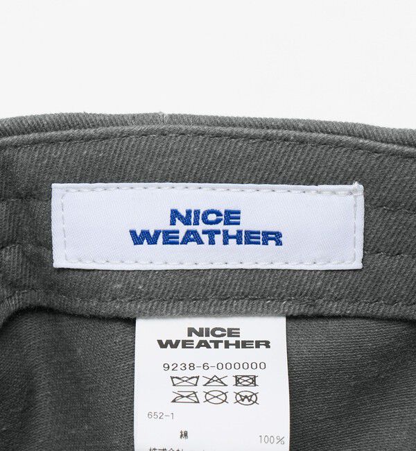 NICE WEATHER「＜NICE WEATHER＞SIGNATURE キャップ 2」|キャップ・キャスケット|