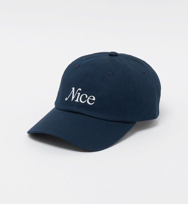NICE WEATHER「＜NICE WEATHER＞SIGNATURE キャップ 2」|キャップ・キャスケット|NAVY