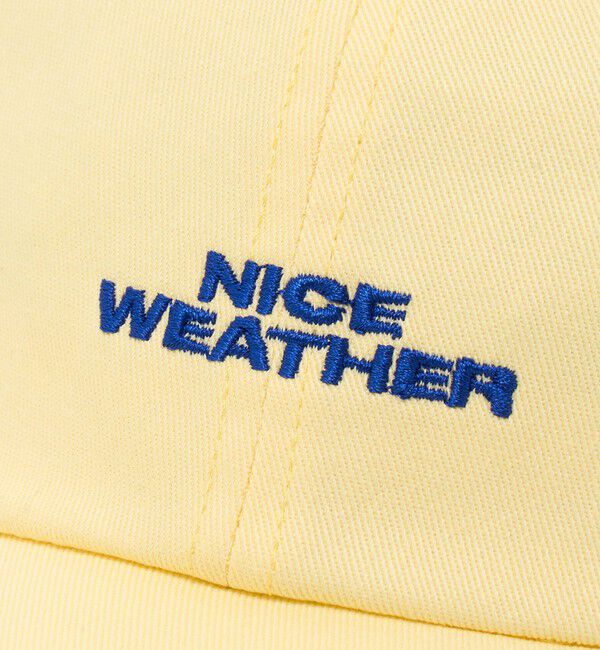 NICE WEATHER「＜NICE WEATHER＞ロゴ キャップ」|キャップ・キャスケット|