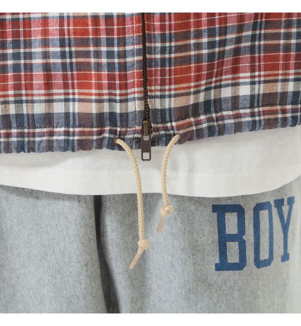 BEAMSBOY「マドラス チェック ブルゾン」|ブルゾン・スタジャン|