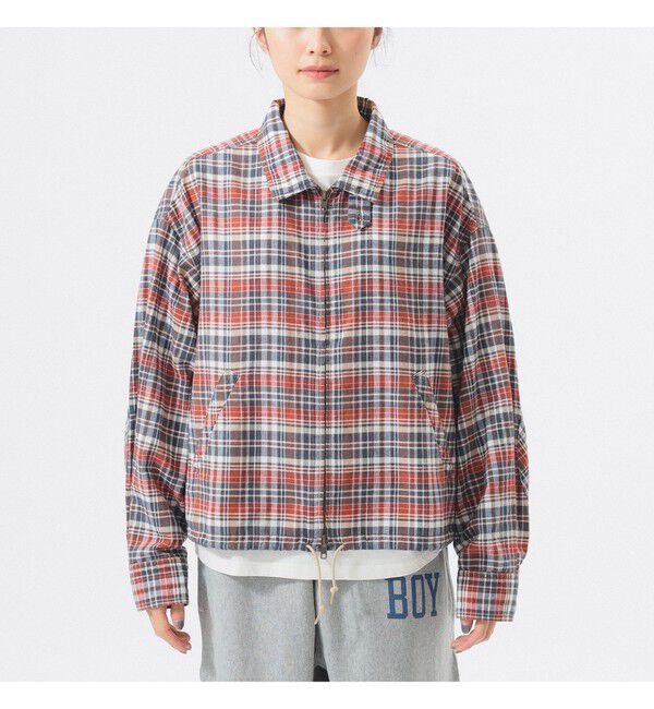 BEAMSBOY「マドラス チェック ブルゾン」|ブルゾン・スタジャン|