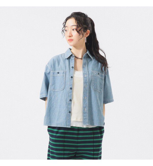 BEAMSBOY「シャンブレー ショートスリーブ」|シャツ・ブラウス|