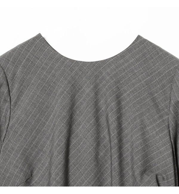 Demi-Luxe BEAMS 「アシンメトリー タック バイアス ワンピース」|ワンピース|