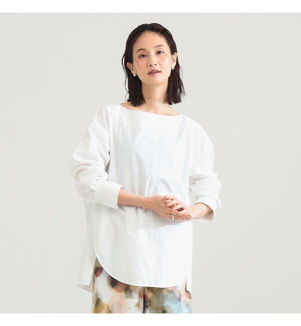 Demi-Luxe BEAMS 「ボートネック シャツ」|シャツ・ブラウス|
