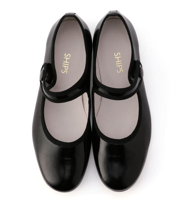 SHIPS KIDS「SHIPS KIDS:エナメル ストラップ シューズ(21～23cm)」|パンプス|