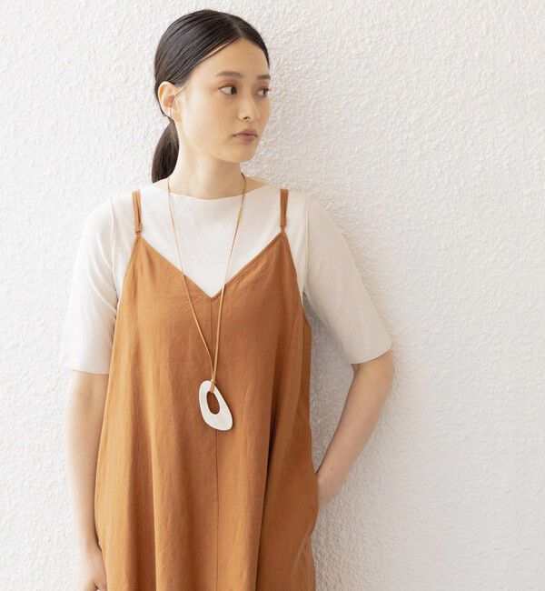 SHIPS for women「〈手洗い可能〉ドライテレコ ボートネック 5分袖 カットソー」|Tシャツ・カットソー|オフホワイト