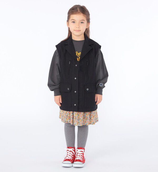 SHIPS KIDS「SHIPS KIDS:100～130cm / リバティ スカート」|フレア|