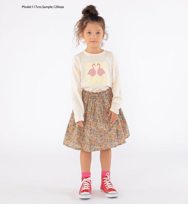 SHIPS KIDS「SHIPS KIDS:100～130cm / リバティ スカート」|フレア|