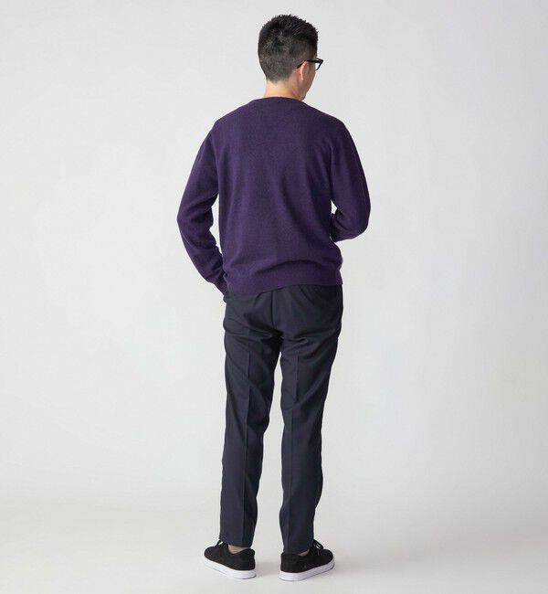 SHIPS「SHIPS: 12G イタリー ヤーン アーガイル クルーネック ニット プルオーバー」|ニット・セーター|