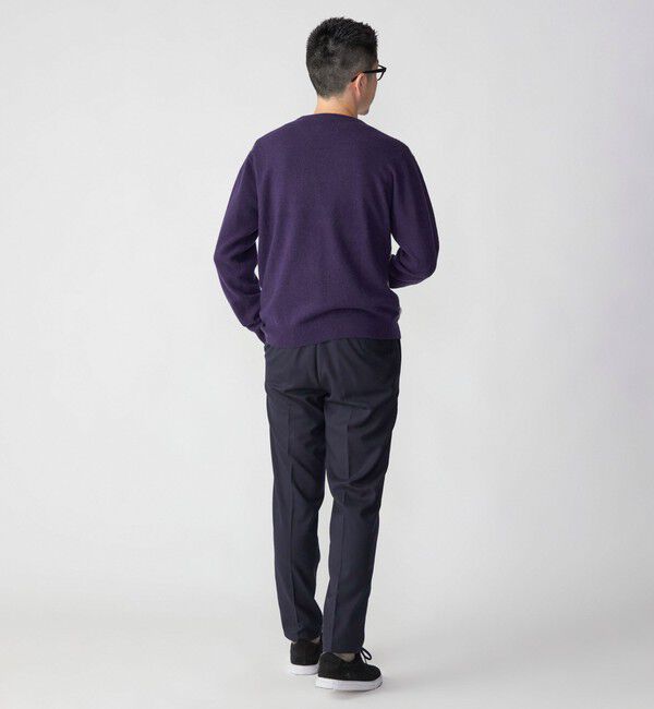 SHIPS「SHIPS: 12G イタリー ヤーン アーガイル クルーネック ニット プルオーバー」|ニット・セーター|