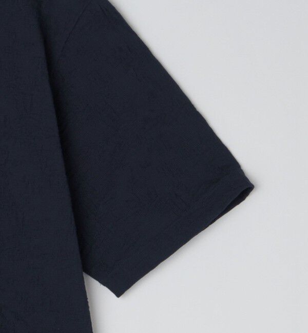 SHIPS「SHIPS: リンクス ジャカード リーフ柄 Tシャツ」|Tシャツ・カットソー|