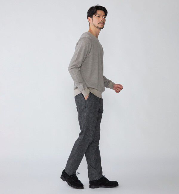 SHIPS「SHIPS: 16ゲージ バーズアイ クルーネック ニット」|ニット・セーター|