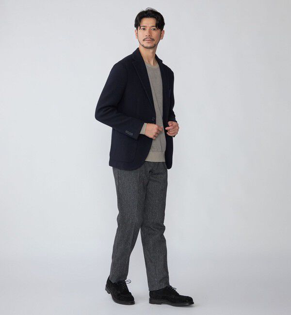 SHIPS「SHIPS: 16ゲージ バーズアイ クルーネック ニット」|ニット・セーター|