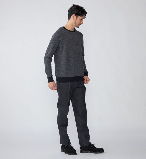 SHIPS「SHIPS: 16ゲージ バーズアイ クルーネック ニット」|ニット・セーター|