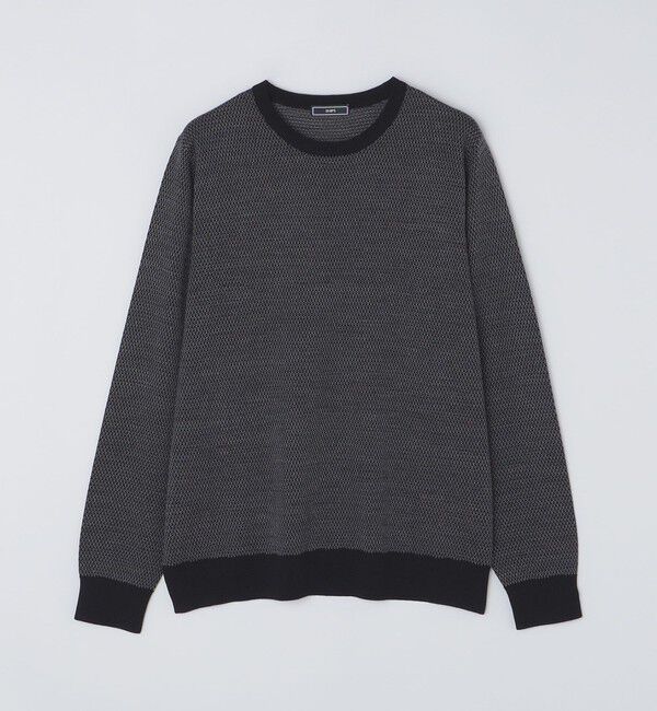 SHIPS「SHIPS: 16ゲージ バーズアイ クルーネック ニット」|ニット・セーター|