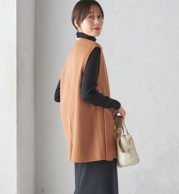 SHIPS for women「配色 リバー ジレ」|ベスト・ジレ|