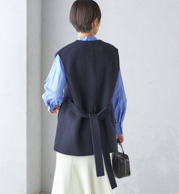 SHIPS for women「配色 リバー ジレ」|ベスト・ジレ|