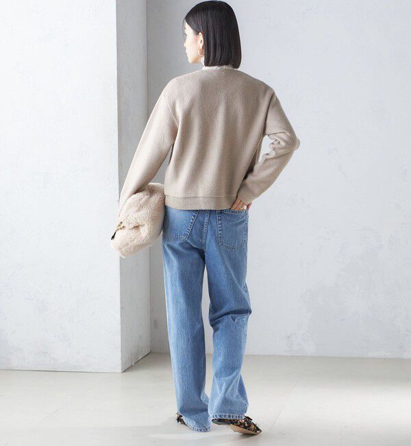 SHIPS for women「〈手洗い可能〉パール モチーフ ボタン ジャッカル カーディガン」|カーディガン|