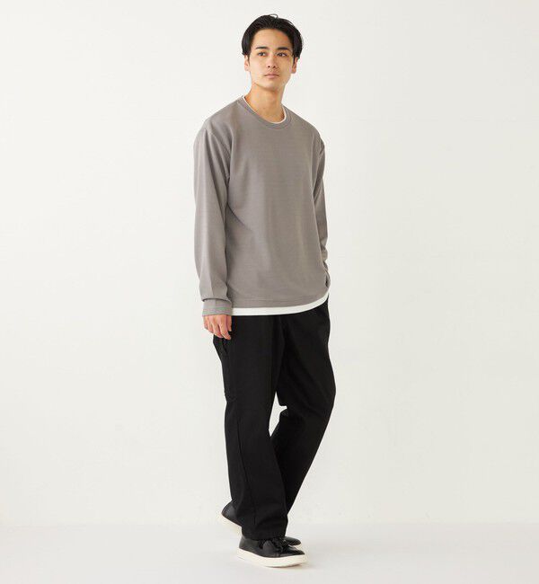 SHIPS Colors 「SHIPS Colors:フクレジャカード フェイクレイヤード トップス」|Tシャツ・カットソー|