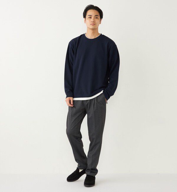 SHIPS Colors 「SHIPS Colors:フクレジャカード フェイクレイヤード トップス」|Tシャツ・カットソー|