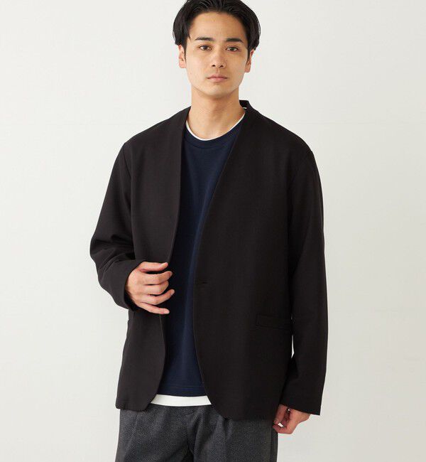 SHIPS Colors 「SHIPS Colors:フクレジャカード フェイクレイヤード トップス」|Tシャツ・カットソー|