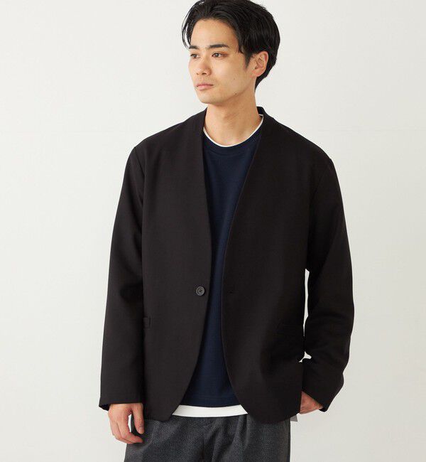 SHIPS Colors 「SHIPS Colors:フクレジャカード フェイクレイヤード トップス」|Tシャツ・カットソー|