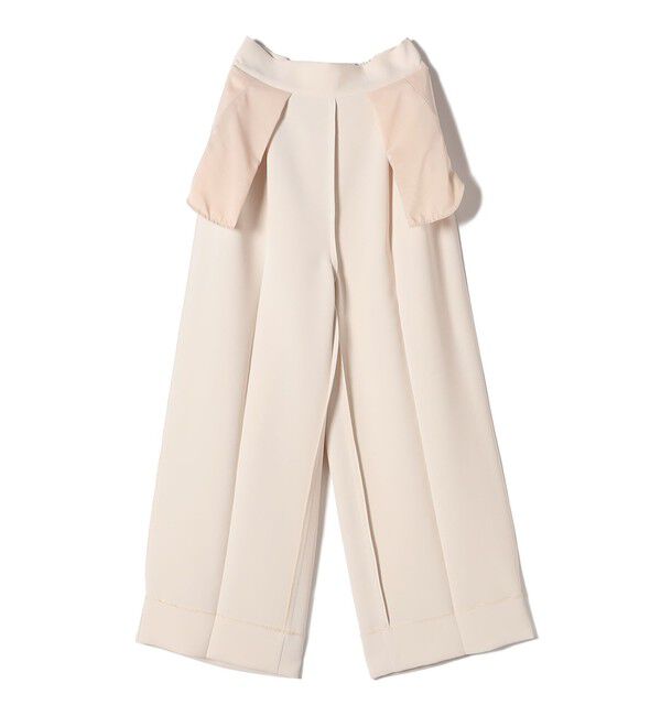 SHIPS for women「troisiemeCHACO:ワイド パンツ（セレモニー対応可）」|スラックス|