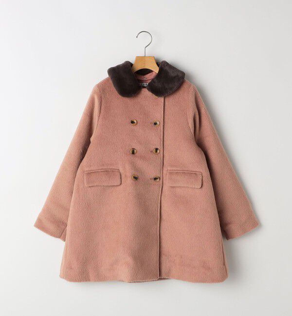 SHIPS KIDS「SHIPS KIDS:140～150cm / シャギー コート」|その他|ピンク系