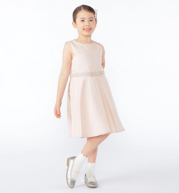 SHIPS KIDS「SHIPS KIDS:110～130cm /セレモニー ノースリーブワンピース」|ワンピース|