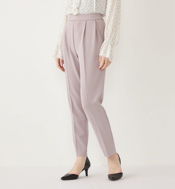 SHIPS Colors 「SHIPS Colors:ストレッチ ジョーゼット テーパードパンツ 3 （セットアップ対応可能）◇」|その他|