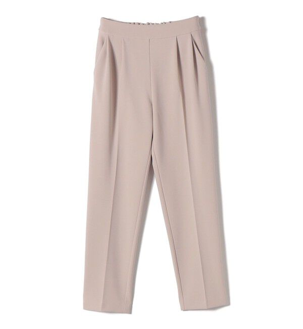 SHIPS Colors 「SHIPS Colors:ストレッチ ジョーゼット テーパードパンツ 3 （セットアップ対応可能）◇」|その他|ベージュ