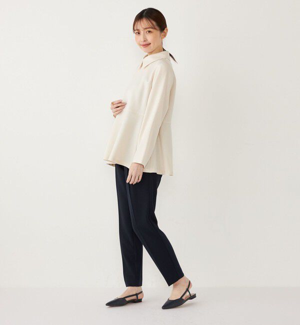 SHIPS Colors 「SHIPS Colors:ストレッチ ジョーゼット テーパードパンツ 3 （セットアップ対応可能）◇」|その他|