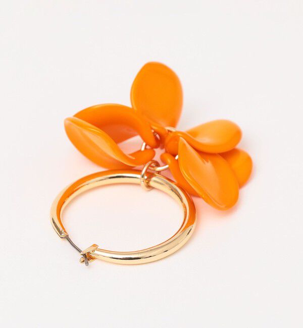 quaranciel「quaranciel: カラー フラワー フープ ピアス」|ピアス|