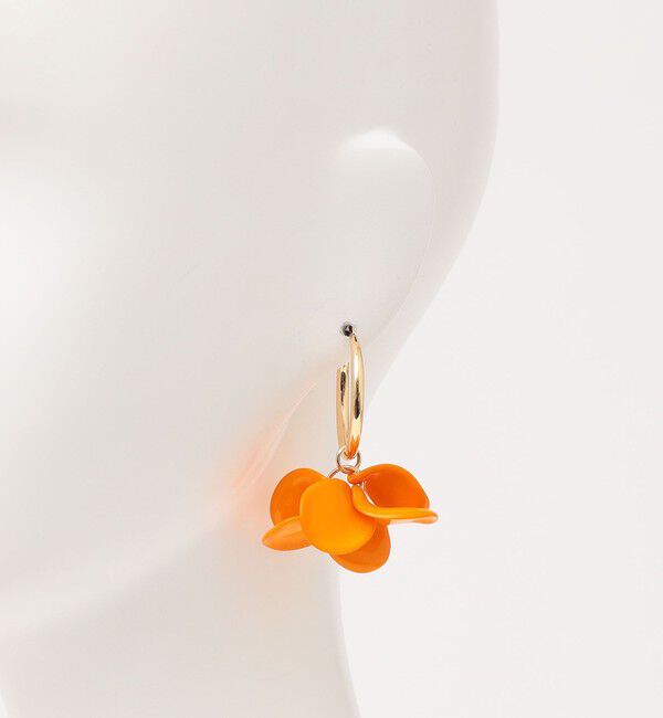 quaranciel「quaranciel: カラー フラワー フープ ピアス」|ピアス|