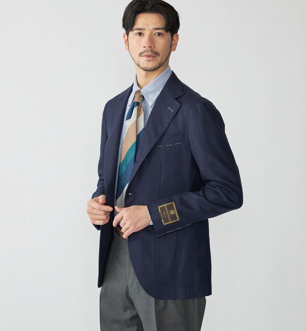 SHIPS「SHIPS: TALLIA Di DELFINO ジャケット」|テーラードジャケット|ネイビー