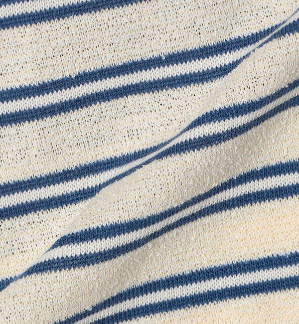 SHIPS any「SHIPS any:〈洗濯機可能〉パイル ボーダー ラガーTEE」|Tシャツ・カットソー|