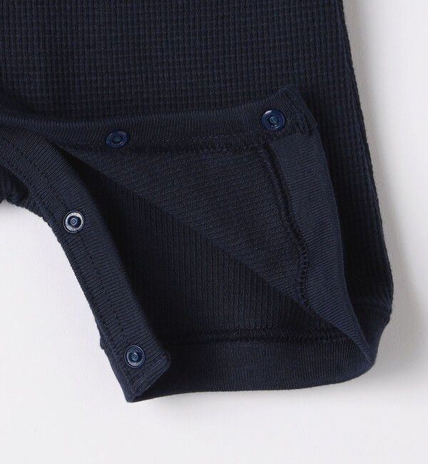 SHIPS KIDS「SHIPS KIDS:70～80cm / ストレッチ サーマル ロンパース」|ロンパース|