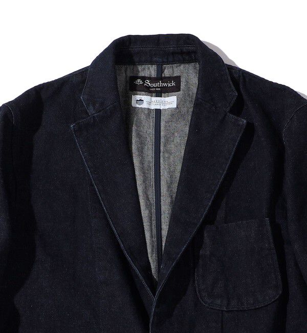 SHIPS「Southwick: Gate Label デニム イージー ブレザー」|テーラードジャケット|