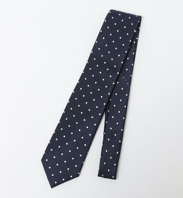 SHIPS「SHIPS: ネイビー ソリッド/ストライプ/ドット ネクタイ」|ネクタイ・蝶ネクタイ|ブルー