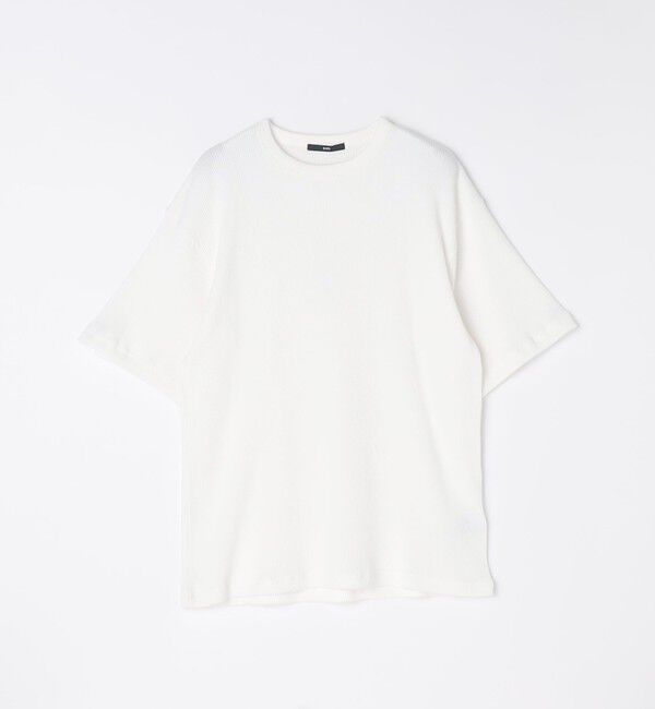 SHIPS「SHIPS: ベーシック ワッフル ショートスリーブ Tシャツ」|Tシャツ・カットソー|