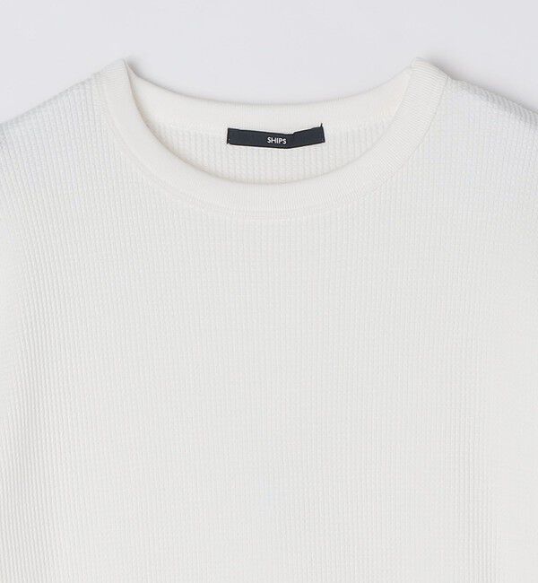 SHIPS「SHIPS: ベーシック ワッフル ショートスリーブ Tシャツ」|Tシャツ・カットソー|