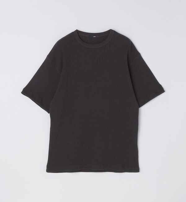 SHIPS「SHIPS: ベーシック ワッフル ショートスリーブ Tシャツ」|Tシャツ・カットソー|ダークグレー