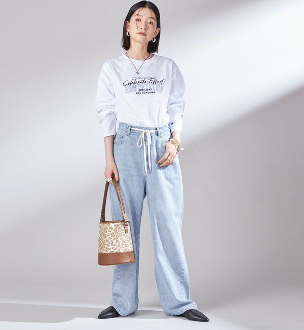 SHIPS for women「【SHIPS別注】Champion: プリント ロングスリーブ TEE」|Tシャツ・カットソー|