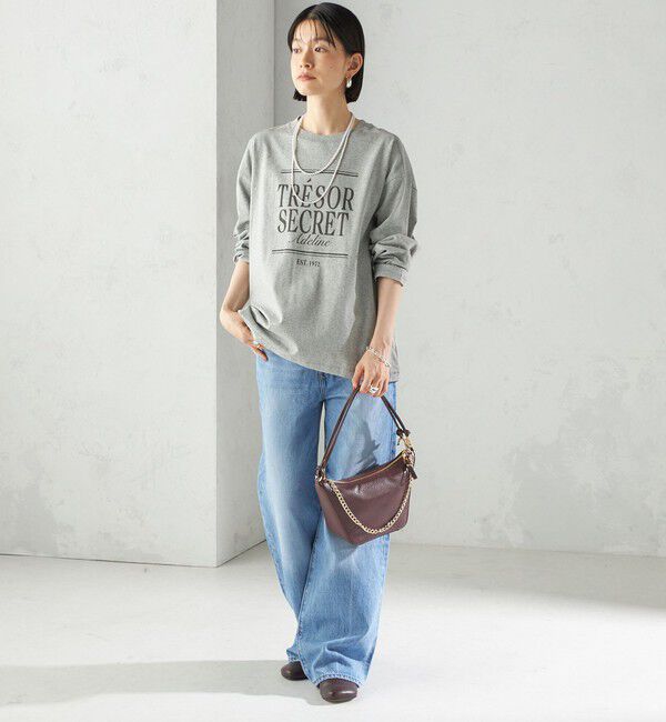 SHIPS for women「【SHIPS別注】Champion: プリント ロングスリーブ TEE」|Tシャツ・カットソー|