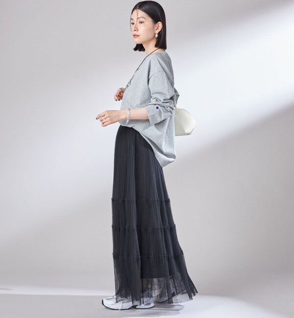 SHIPS for women「【SHIPS別注】Champion: プリント ロングスリーブ TEE」|Tシャツ・カットソー|