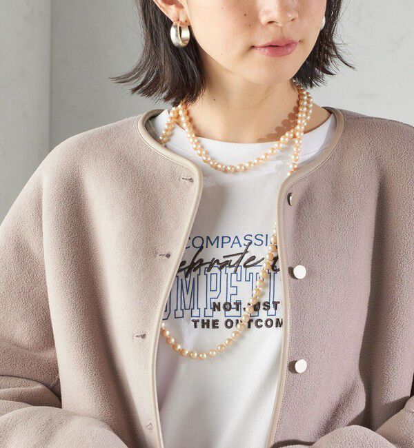 SHIPS for women「【一部WEB限定】〈手洗い可能〉NEW リバーシブル ボア ブルゾン」|ブルゾン・スタジャン|