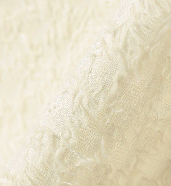 SHIPS for women「〈手洗い可能〉シアー ジャカード 袖 シャーリング ブラウス」|シャツ・ブラウス|