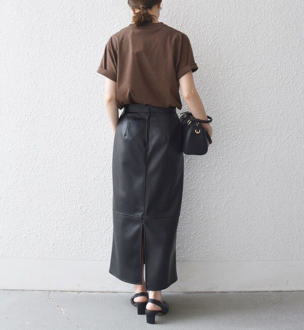 SHIPS any「SHIPS any: クロス ステッチ Iライン スカート」|タイト|