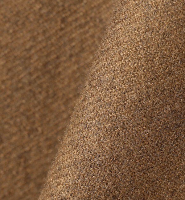 SHIPS for women「セミ 梳毛 配色 リバーシブル ノーカラー ショート コート」|ノーカラーコート|