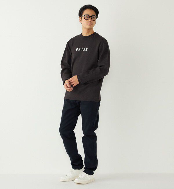 SHIPS Colors 「SHIPS Colors:〈洗濯機可能〉クリーミー ロゴ クルーネック ニット」|ニット・セーター|